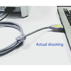 KUANGYE - Cable Usb Para Impresora Y Scanner 5 Metros Gris