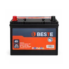 BESTE - Bateria de Automovil 55B24R 45 Ah 400 CCA
