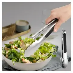 GENERICO - Pinzas o Tenazas de cocina Para Pan Ensalada asados y mas