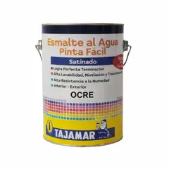 TAJAMAR - Esmalte Al Agua Satín Pinta Fácil Ocre Galón
