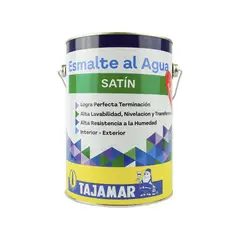 TAJAMAR - Esmalte Al Agua Satín Blanco Galón