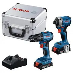 BOSCH - PACK TALADRO GSB 185+LLAVE IMPACTO GDR 18 + 2BAT +CARG