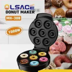 GENERICO - Maquina Para Mini Donas Rosquilla Antiadherente Mini Donuts Negra