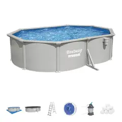 BESTWAY - Piscina Ovalada Hydrium Filtro+Acces 5.00x3.66x1.22m