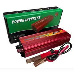 GENERICO - Inversor Convertidor De Corriente De Coche 2000w 12v220v
