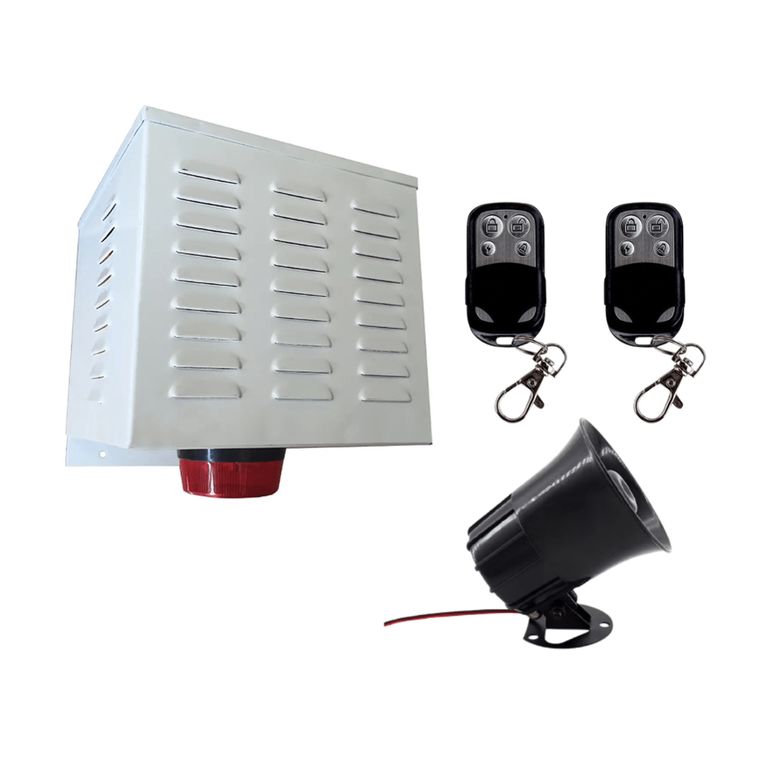 Alarma Comunitaria 20 Watts + 2 Controles