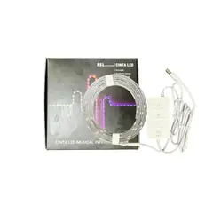 FSL - Cinta LED Musical Inteligente RGB 2m USB DC5V Control por Sonido