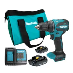 MAKITA - Kit Taladro Percutor Inalam. 18vCar/2Bat Dhp490syx2
