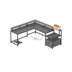 HABITA2 CHILE - Escritorio Elite Con 2 Enchufes + 2 USB