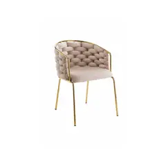 HABITA2 CHILE - Sitial Arthur Terciopelo Gold