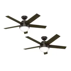 HUNTER - PACK X2 VENTILADOR DE TECHO STILE BRONCE 46