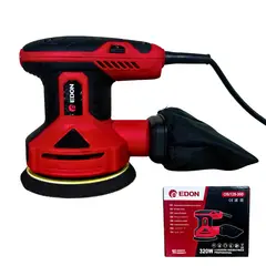 GENERICO - Lijadora Roto Orbital Pro 350 W - Con Lija De Repuesto Edon
