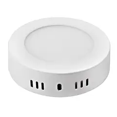 MEGABRIGHT - Panel LED Redondo Sobrepuesto 12W3000K