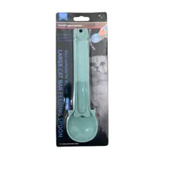 GENERICO - Cuchara Dispensadora para Churu y Snack Perros y Gatos Verde