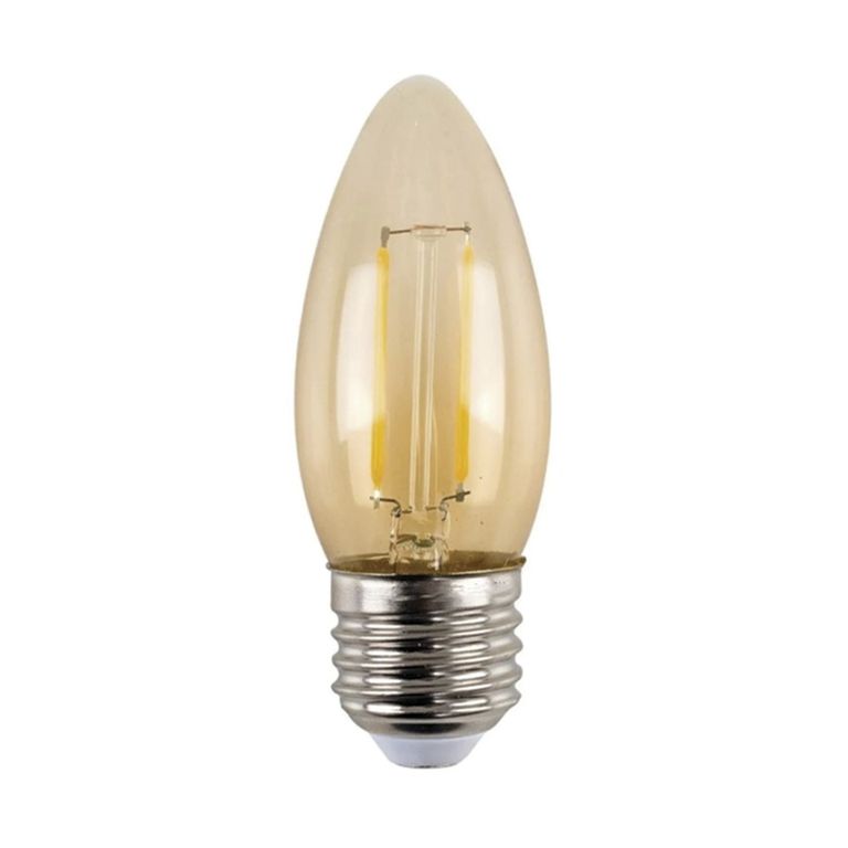 Ampolleta Led Bright C37 Vela VINTAGE 5W 3000K E14
