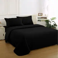 ILLUSIONS - Quilt Atenas King Marca Diseño Moderno Negro