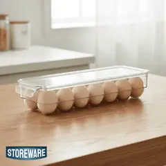 STOREWARE - Huevera Organizador para 14 Huevos Almacenamiento Kiosclub