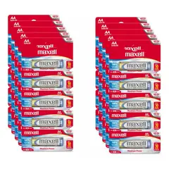 MAXELL - Pack 50 Pilas Alcalinas Aa Caja (Doble A)