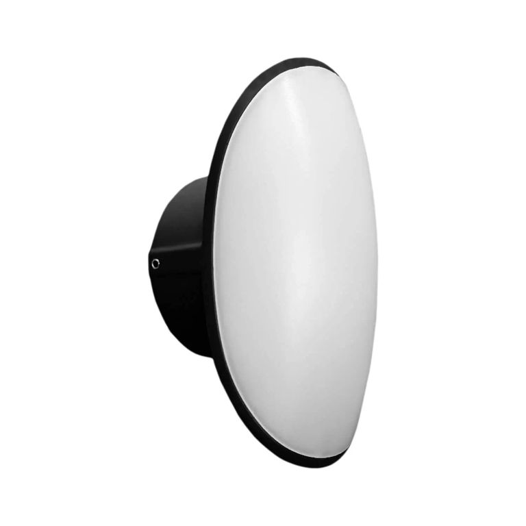 APLIQUÉ MURO DIFUSOR OVALADO 8W LUZ CÁLIDA IP44