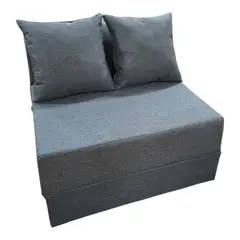 RECUTEX - SOFA CAMA ESPUMA GREY PREMIUM 190X75X18 FULL