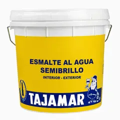 TAJAMAR - Esmalte Al Agua Semibrillo Blanco Hueso Tineta