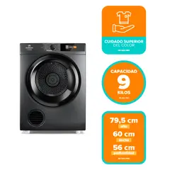 MADEMSA - Secadora de Ropa 9kg Carga Frontal Secado Automático 9D SZG