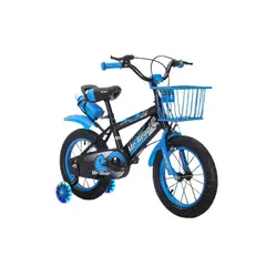 BABYLUNA - Bicicleta Aro 16 Con Cesta, Ruedas Luces Y Botellón De Agua