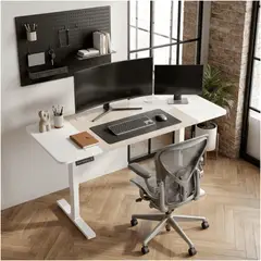 HOMER DESIGN - Escritorio Altura Ajustable Eléctrico 160x60cm Profesional