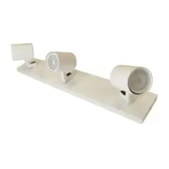 MEGABRIGHT - BARRA SOBREPUESTA TRIPLE GU-10 BLANCO MATE P3
