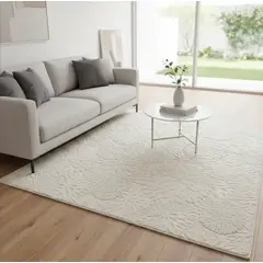 GENERICO - Alfombra Grande 2x2.4m Moderna Peluda Suave Sala De Estar 2 M 2.4 M