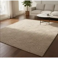 GENERICO - Alfombra Grande 2x2.4m Moderna Peluda Suave Sala De Estar 2 M 2.4 M