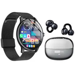 LENOVO - Audifonos LE06 Bluetooth y Fit Pro reloj inteligente