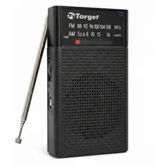 TARGET - Radio Portátil TT-CF11 AM/FM Compacta 2 Bandas