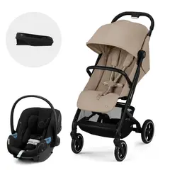 CYBEX - Coche Travel System Beezy BLK + Aton G + base