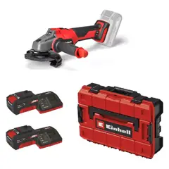 B+D - Kit Einhell Esmeril Axxio 18115 +2 Bat 4.0ah +2 Carg+e-case