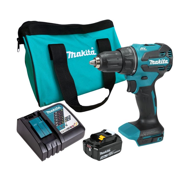 Taladro Percutor Inalámbrico 18v Car/Bat3Ah Dhp490rf
