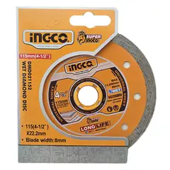 INGCO - Disco Diamantado Corte Humedo 4 12 115mm Dmd021152