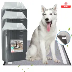 KOBA - 90 Pañales Para Perro Sabanillas Entrenamiento De Carbón Talla XL 60x90cm