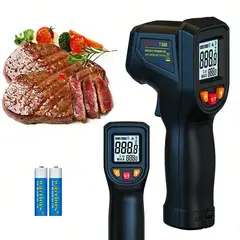GENERICO - -50℃ A 600℃ Pistola Termómetro Infrarrojo Cocinar Industria-Negro