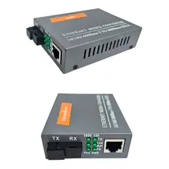 OFERTABKN - Par Convertidor Medios Fibra Optica Gigabit 101001000 Rj45