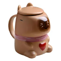 GENERICO - Tazón cerámica 3d capibara corazón