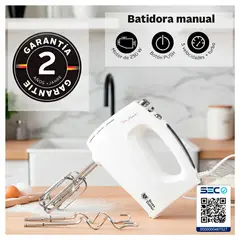 URSUS TROTTER - Batidora de Mano Turbo 5 Velocidades Blanco 60Hz 250W Certificada SEC