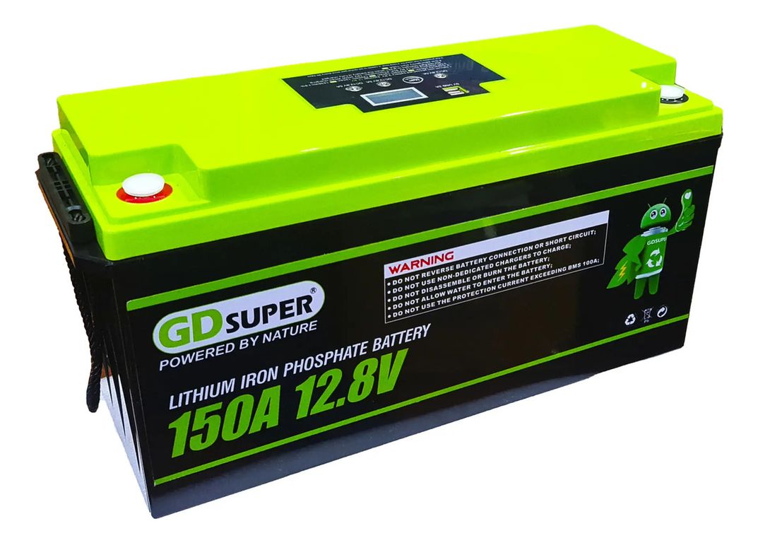 Batería Qp 12.8v 150ah Energía Solar Usb 5v Litio