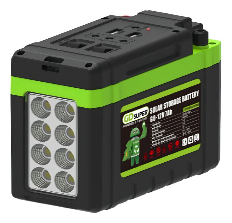 Batería Qp 12v 8ah Energía Solar Usb 5v Plomo Acido Lintern