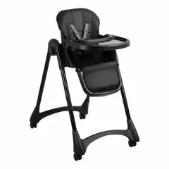 BEBESIT - Silla de Comer Bebe Easy Eat Negro