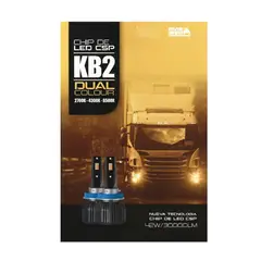 GENERICO - Kit Ampolletas Led Dakar Dual KB2 H7 3000 Lumenes 42W