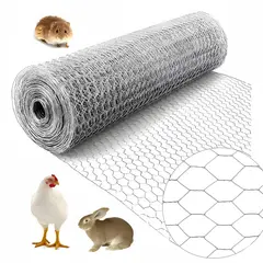 GENERICO - Malla hexagonal 1" x 1.0mt (rollo 50mt) CERRAM