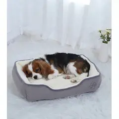 MASCO TODO - Cama Premium 2 Piezas para mascotas Color Talla S Gris