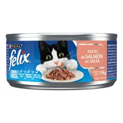 FELIX LATA - Alimento Felix Pate Gato Sabor Salmon Lata 156g