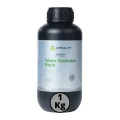 CREALITY - Resina Lavable al Agua Gris para Impresoras 3D 1000g Halot - Resinas
